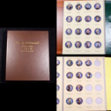 Partial Presidential Dollar Book 2007-2011 66 coins