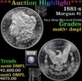 ***Auction Highlight*** 1881-s Morgan Dollar $1 Graded GEM+ DMPL By USCG (fc)