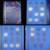 Partial Walking Liberty Half Dollar Book 1917-1934 14 coins