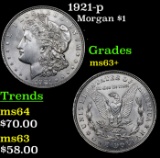 1921-p Morgan Dollar $1 Grades Select+ Unc