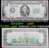 ***Auction Highlight*** 1934A $100 Green Seal Federal Reseve Note Grades Select CU (fc)