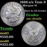 1888-s /s Vam 9 Morgan Dollar $1 Grades Unc Details