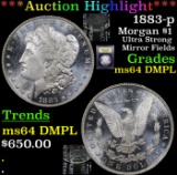 ***Auction Highlight*** 1883-p Morgan Dollar $1 Graded Choice Unc DMPL BY USCG (fc)