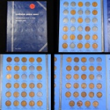 Partial Lincoln Cent Book 1909-1940 66 coins