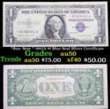 *Star Note * 1957A $1 Blue Seal Silver Certificate Grades AU, Almost Unc