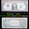 **Star Note** 1963B $1 Green Seal Federal Reserve Note (Chicago, IL) Grades Choice AU