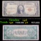 1935A $1 Silver Certificate Hawaii WWII Emergency Currency Rare CC Block & Low Serial Number Grades