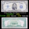 1934A $5 Blue Seal Silver Certificate Grades vf+