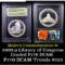 Proof 2000-p Library Of Congress Modern Commem Dollar $1 Graded GEM++ Proof Deep Cameo By USCG