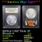 ***Auction Highlight*** 1878-p 7/8tf Vam 37 Morgan Dollar $1 Graded GEM Unc By USCG (fc)