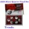 2009 United States Quarters District of Columbia and U.S. Territories Silver Proof Set - 6 pc set