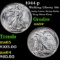 1944-p Walking Liberty Half Dollar 50c Grades Choice+ Unc