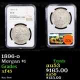 NGC 1896-o Morgan Dollar $1 Graded xf45 By NGC