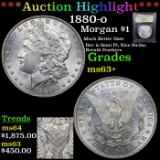 ***Auction Highlight*** 1880-o Morgan Dollar $1 Graded Select+ Unc By USCG (fc)