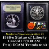 Proof 1986-s Statue of Liberty Modern Commem Dollar $1 Graded GEM++ Proof Deep Cameo By USCG