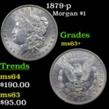 1879-p Morgan Dollar $1 Grades Select+ Unc