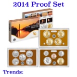 2014 United States Mint Proof Set - 14 Pieces!