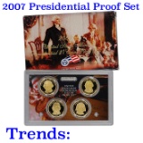2007 PRESIDENTIAL Dollar Proof Sets DEEP CAMEO Mint Coins