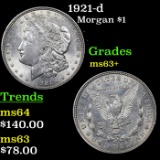 1921-d Morgan Dollar $1 Grades Select+ Unc