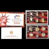 2004 United States Mint Silver Proof Set - 11 pc set, about 1 1/2 ounces of pure silver