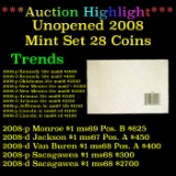 ***Auction Highlight*** **UNOPENED** 2008 United States Mint Set 28 Coins (fc)