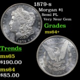 1879-s Morgan Dollar $1 Grades Choice+ Unc