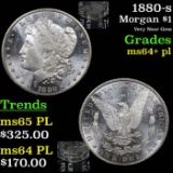 1880-s Morgan Dollar $1 Grades Choice Unc+ PL