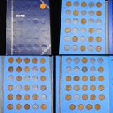 Partial Lincoln Cent Book 1909-1940 56 coins