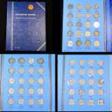 Partial 1938-1959 Jefferson Nickel Book 54 coins