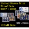 Group of 2 United States Proof Sets 2007 & 2008 28 coins