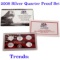 2008 United States Quarters Silver Proof Set - 5 pc set  Low mintage