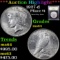 ***Auction Highlight*** 1927-d Peace Dollar 1 Graded Choice Unc By USCG (fc)