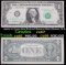 1969A $1 Green Seal Federal Reserve Note (Boston, MA) Grades Gem++ CU