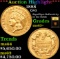 ***Auction Highlight*** 1888 Three Dollar Gold 3 Graded Select+ Unc By USCG (fc)