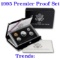 1995 United States Mint Premier Silver Proof Set in Display case