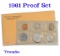 1961 Proof Set in the Original Packaging including mint memo