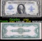 1923 $1 large size Blue Seal Silver Certificate, Signatures of Speelman & White Grades xf