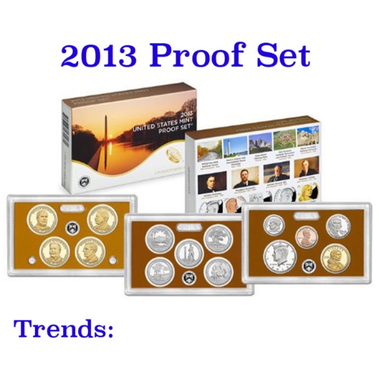 2013 United States Mint Proof Set - 14 Pieces!
