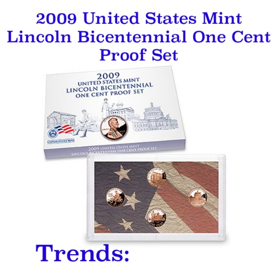 2009-s Lincoln Bicentennial United States Mint One Cent Proof Set
