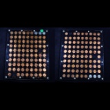 Complete Lincoln Cent Captial Plastic Holder 1941-1974 88 coins