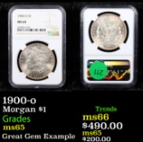 NGC 1900-o Morgan Dollar $1 Graded ms65 By NGC