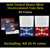 2018 United States Uncirculated Coin Set 20 coins