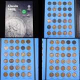 Partial Lincoln Cent Book 1909-1940 73 coins