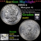 ***Auction Highlight*** 1884-s Morgan Dollar $1 Graded Select Unc By USCG (fc)