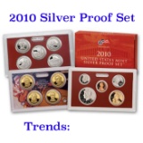 2010 United States Silver Proof Set - 14 pc set, about 1 1/2 ounces of pure silver