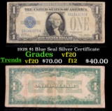 1928 $1 Blue Seal Silver Certificate Grades vf, very fine