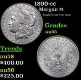 1890-cc Morgan Dollar $1 Grades Choice AU
