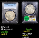 PCGS 1921-s Morgan Dollar $1 Graded ms62 By PCGS