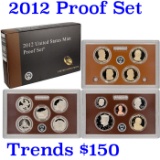 2012 United States Mint Proof Set - 14 pc set