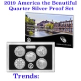 2019 United States Mint America The Beautiful Quarter Proof Set